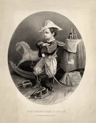 Comandante in capo, pub. da Currier e Ives, 1863